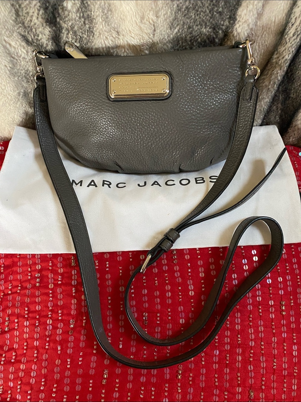 Marc By Marc Jacobs 💯 Leather Logo Crossbody Bag NWOT